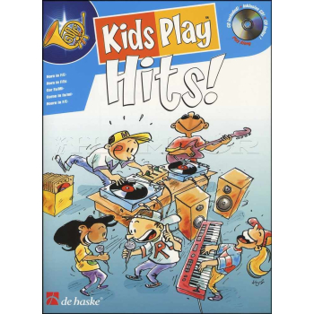 Zbiór nut solo na waltornię Kids Play Hits! + CD, De Haske